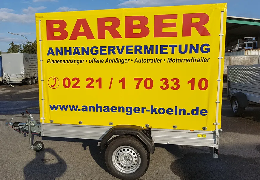 anhaenger plane m mieten koeln